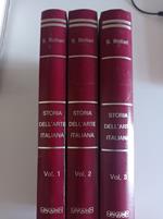 Storia dell'arte italiana (3 volumi)