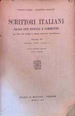 Scrittori italiani. Saggi con notizie e commento. Volume III secolo XIX parte I