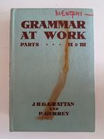 Grammar at work (2 volumi)