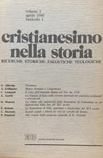 Cristianesimo nella storia. Ricerche storiche esegetiche teologiche. Volume 1 fascicolo 1