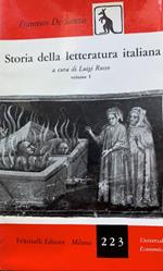 Storia della letteratura italiana. Volume I