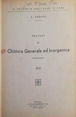 Lezioni di Chimica Generale ed Inoranica