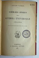 Sommario storico della guerra universale (1914-1918)