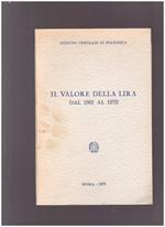 Il valore della lira dal 1861 al 1972