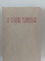 Le lettere di S. Paolo e le lettere cattoliche