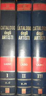 Catalogo degli artisti. Lazio (tre volumi)