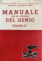 Manuale per gli ufficiali del genio. Volume III