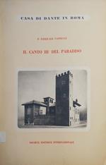 Il canto III del Paradiso