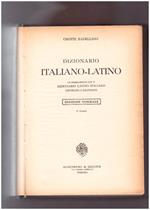 Dizionario della Lingua Latina Vol. II Italiano-Latino