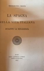 La Spagna nella vita italiana durante la Rinascenza