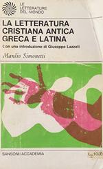 La letteratura cristiana antica greca e latina