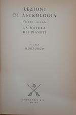 Lezioni di astrologia: Vol. 2. La natura dei pianeti