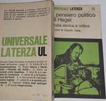 Il pensiero politico di Hegel. Guida storica e critica