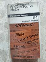 La costituente e i partiti politici italiani