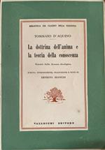 La dottrina dell'anima e la teoria della conoscenza