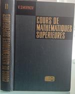 Cours de mathématiques superieures II tomo