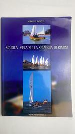 Scuola vela sulla spiaggia di Rimini
