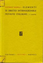 Elementi di diritto internazionale privato italiano