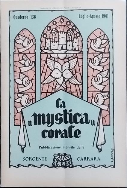 La mistica corale. Quaderno 136 - copertina