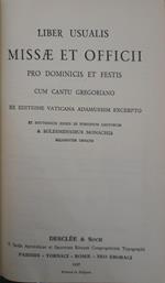 Missae et officii pro dominicis et festis cum cantu gregoriano