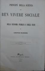 Principi della scienza del ben vivere sociale e della Economia Pubblica e degli Stati