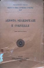 Ariosto, Shakespeare e Corneille