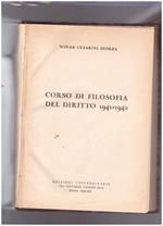Corso di filosofia del diritto 1941-1942