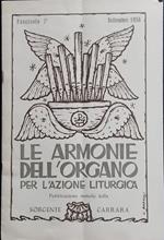 Le armonie dell'organo per l'azione liturgica. Fascicolo 7