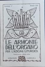 Le armonie dell'organo per l'azione liturgica. Fascicolo 1