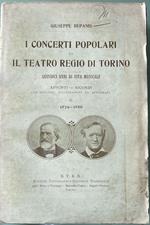 I concerti popolari ed il teatro regio di Torino II volume
