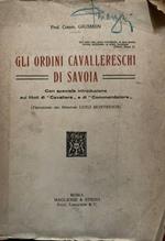 Gli ordini cavallereschi di Savoia