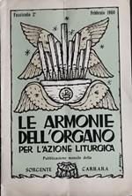 Le armonie dell'organo per l'azione liturgica. Fascicolo 2