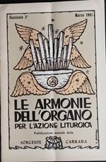 Le armonie dell'organo per l'azione liturgica. Fascicolo 3