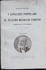I concerti popolari ed il teatro regio di Torino