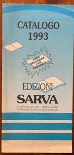 catalogo 1993 edizioni sarva