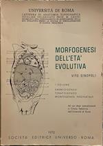 Morfogenesi dell'età evolutiva I volume