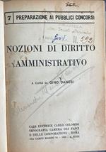 Nozioni di diritto amministrativo