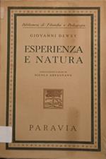 Esperienza e natura