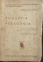 Filosofia e pedagogia. I volume