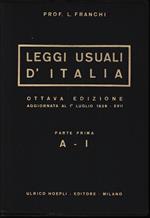 Leggi usuali d'Italia, parte prima: A-I