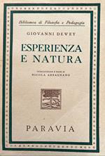 Esperienza e natura