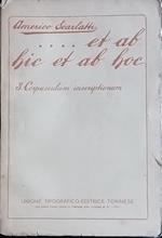 ...Et ab hic et ab hoc. 3 Corpusculum inscriptionum