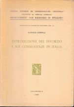 Introduzione del divorzio e sue conseguenze in Italia