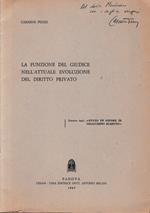 Estratto dagli: Studi in onore di Gioacchino Scaduto. La funzione del giudice nell attuale evoluzione del diritto privato