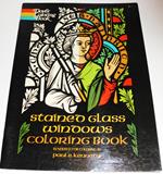 Stained Glass Windows Coloring Book