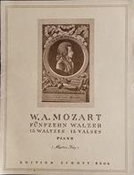 Funfzehn Walzer. Piano