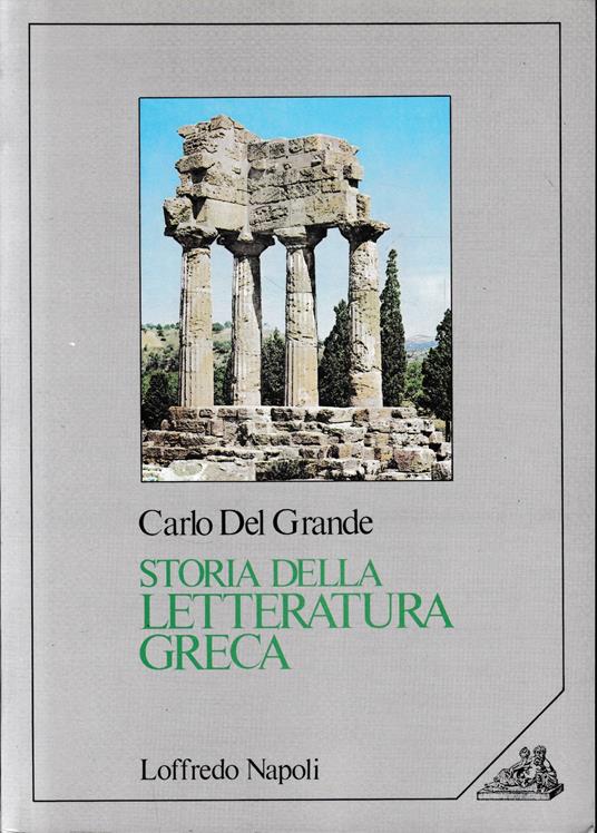 Storia della letteratura greca - copertina