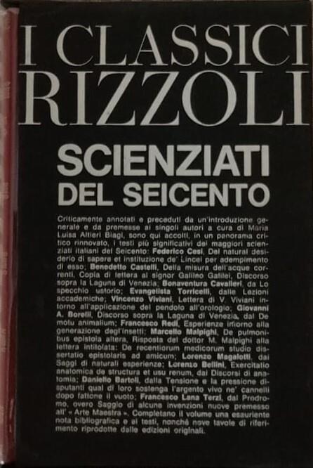 Gli scienziati del seicento - copertina