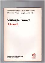 Alimenti Libro primo: Persone e famiglia Art. 433-448