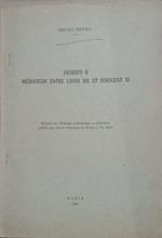 Jacques II médiateur entre Louis XIV et Innocent XI